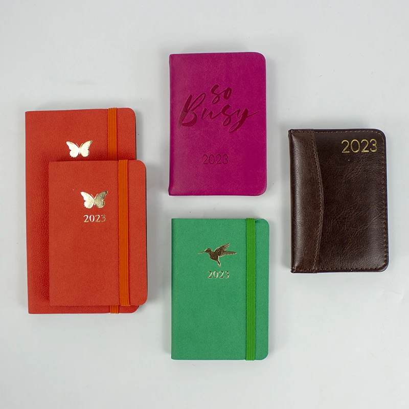 Custom 2022 mini planner 2022 gold manifestation planner daily  journals with customized logo