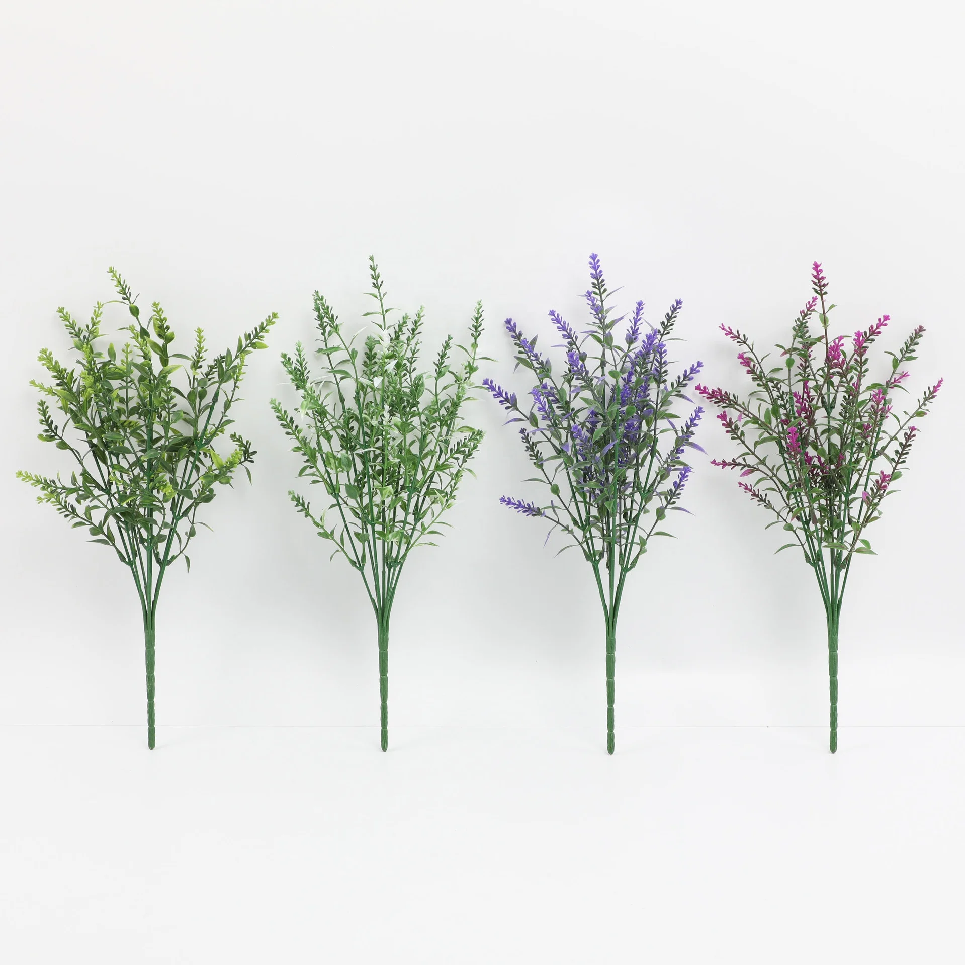 Elegant Eternal Lavender Simulated Lavender Plant Cheap Seven Branches Lavender Artificial Flower for Wedding Home Decor
