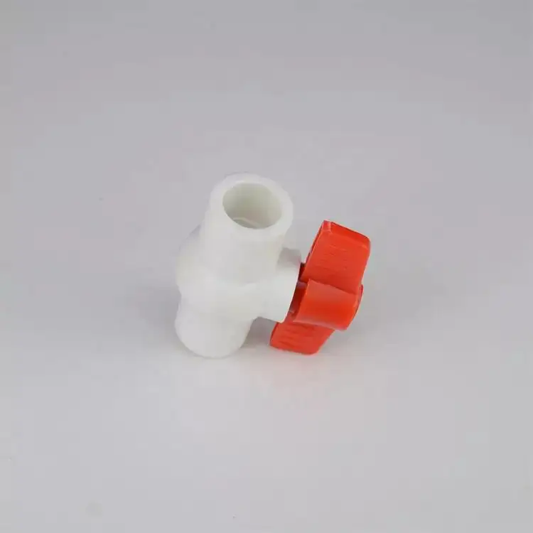 Full Size Ppr Pipe Fitting China White Color Water Supply Ppr Plastic Ball Valve