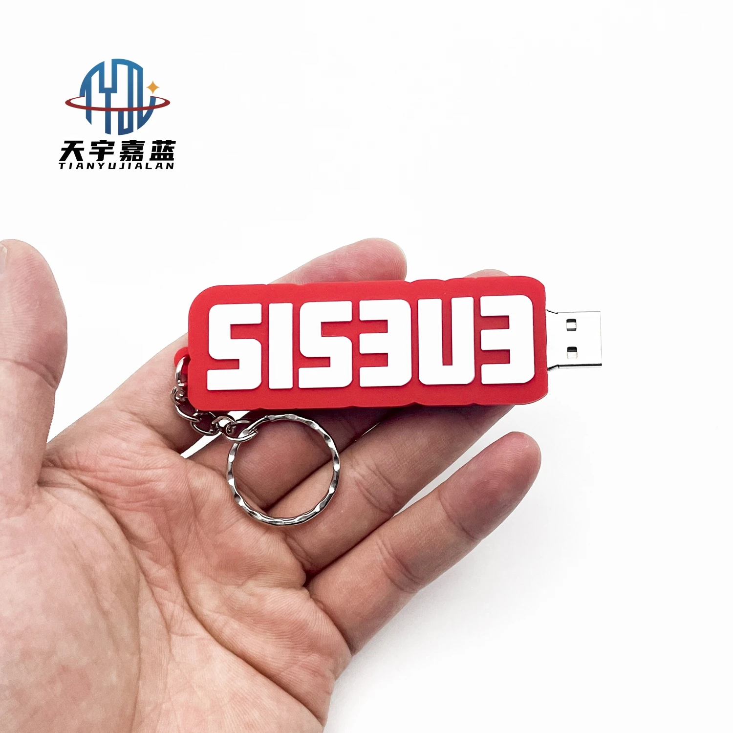 Tianyu Pvc Custom Keychain 8Gb 16Gb 32Gb 64Gb 128Gb Usb Flash Drive Other Key Chains For Desktops Laptops Mobile Phone Storage