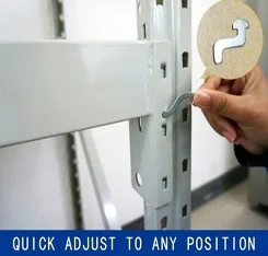 Dongguan Manufacturer Factory 500kg Loading Capacity Medium Duty Warehouse Rack For Sale