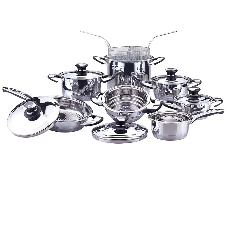 Hot sale products kitchen ware Italy  cookware set stainless steel
