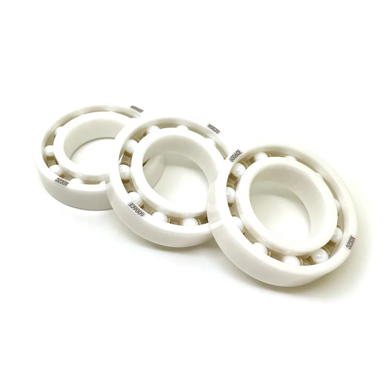 High Speed 6001Rs 6001 Zro2 Full Ceramic Bearings Skateboard  Miniature Ball Bearings
