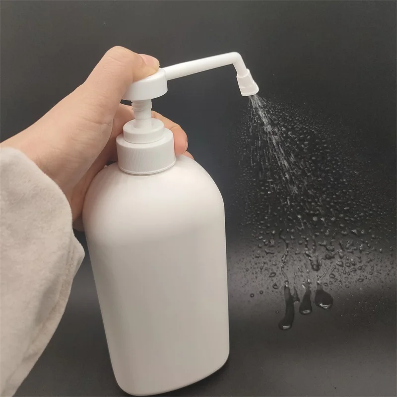 plastic bottle manufacturers long nozzle spraying pump sanitizer public place daily disinfection bottle 800ml