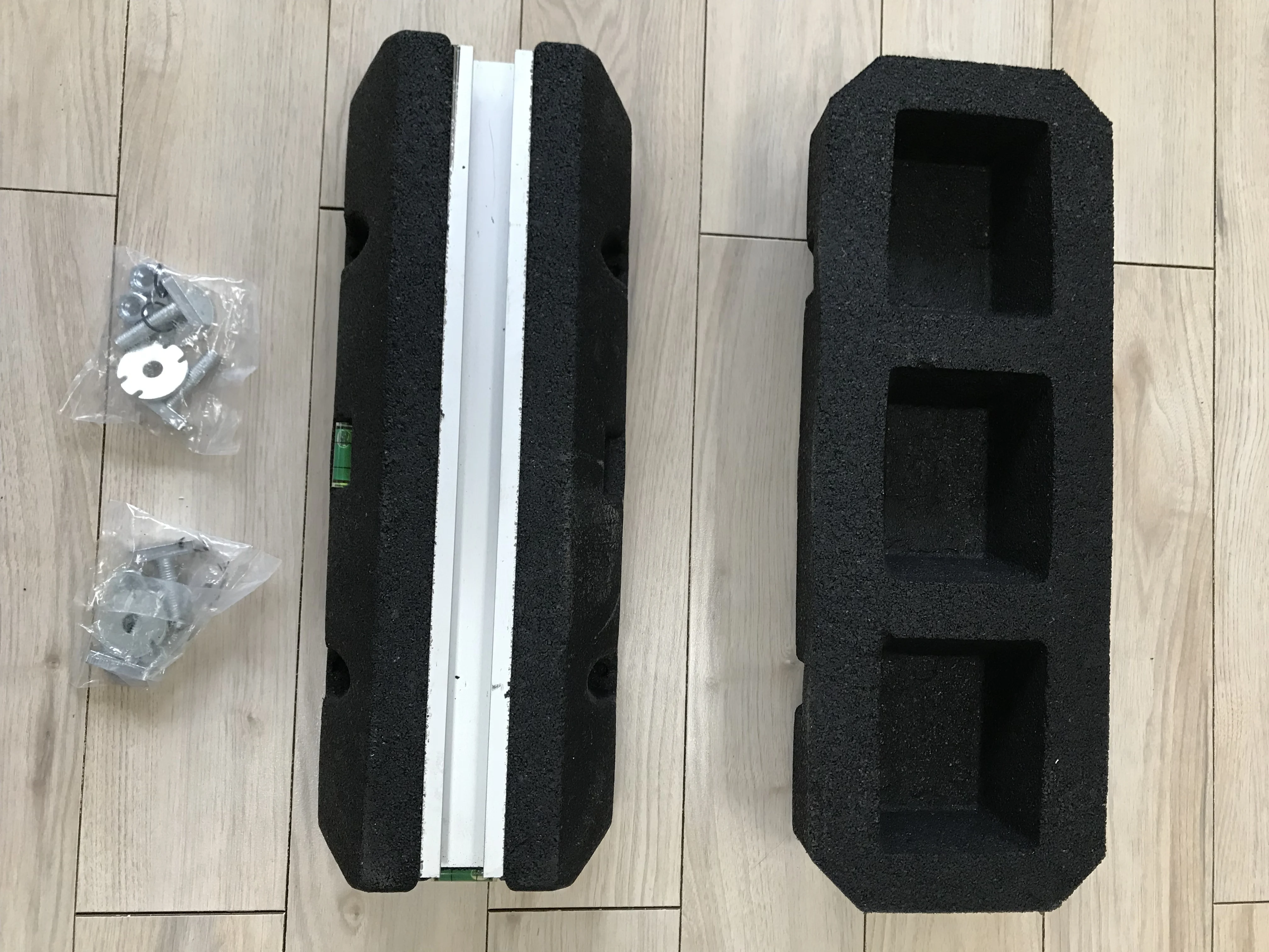 Car tire big rubber foot height 60mm for air conditioner with spirit level