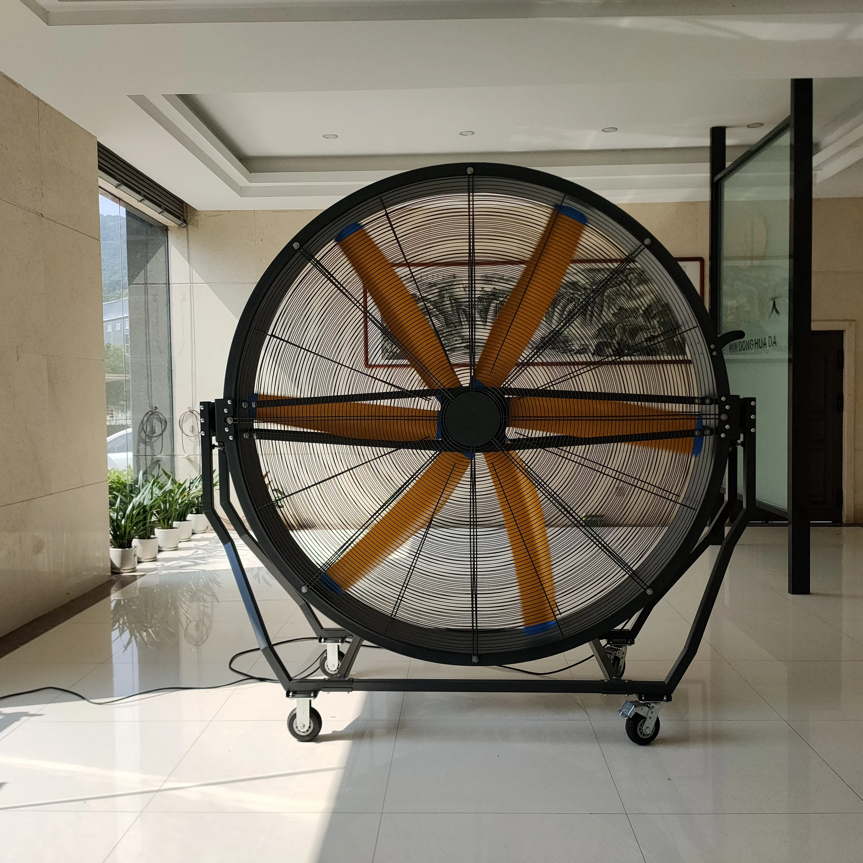 Quality guarantee 6.56ft diameter New Type Portable High Strength Aluminum Blades Large Floor Fans