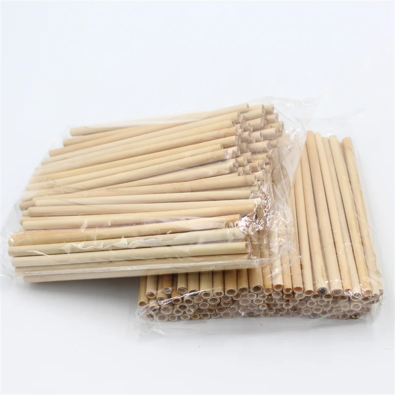 Made from natural bamboo material bamboo straws BPA free Ecological Alternative to Plastic Straws