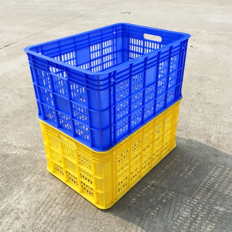 Производитель различных размеров складируемая пластиковая корзина для супермаркета яйцо ящики из пластика