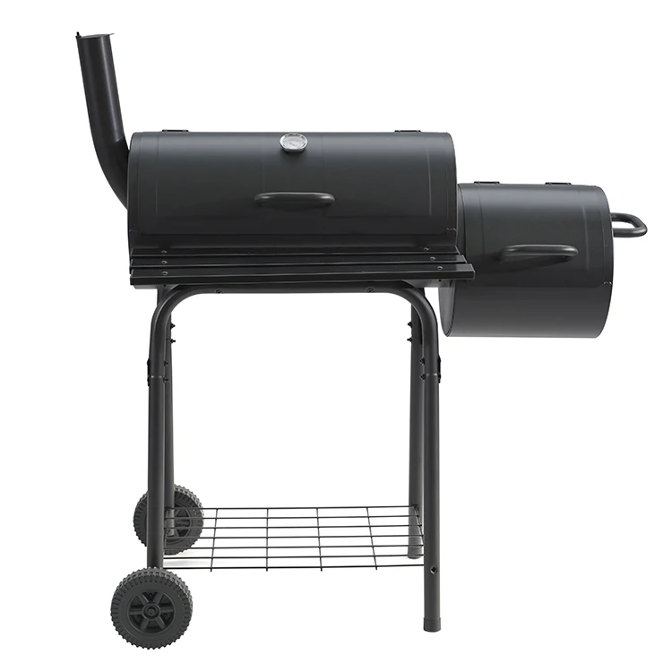 2002 China Supplier Big Size Charcoal Bbq Grill Chimney Camping Machine Durable Steel Charcoal Grill