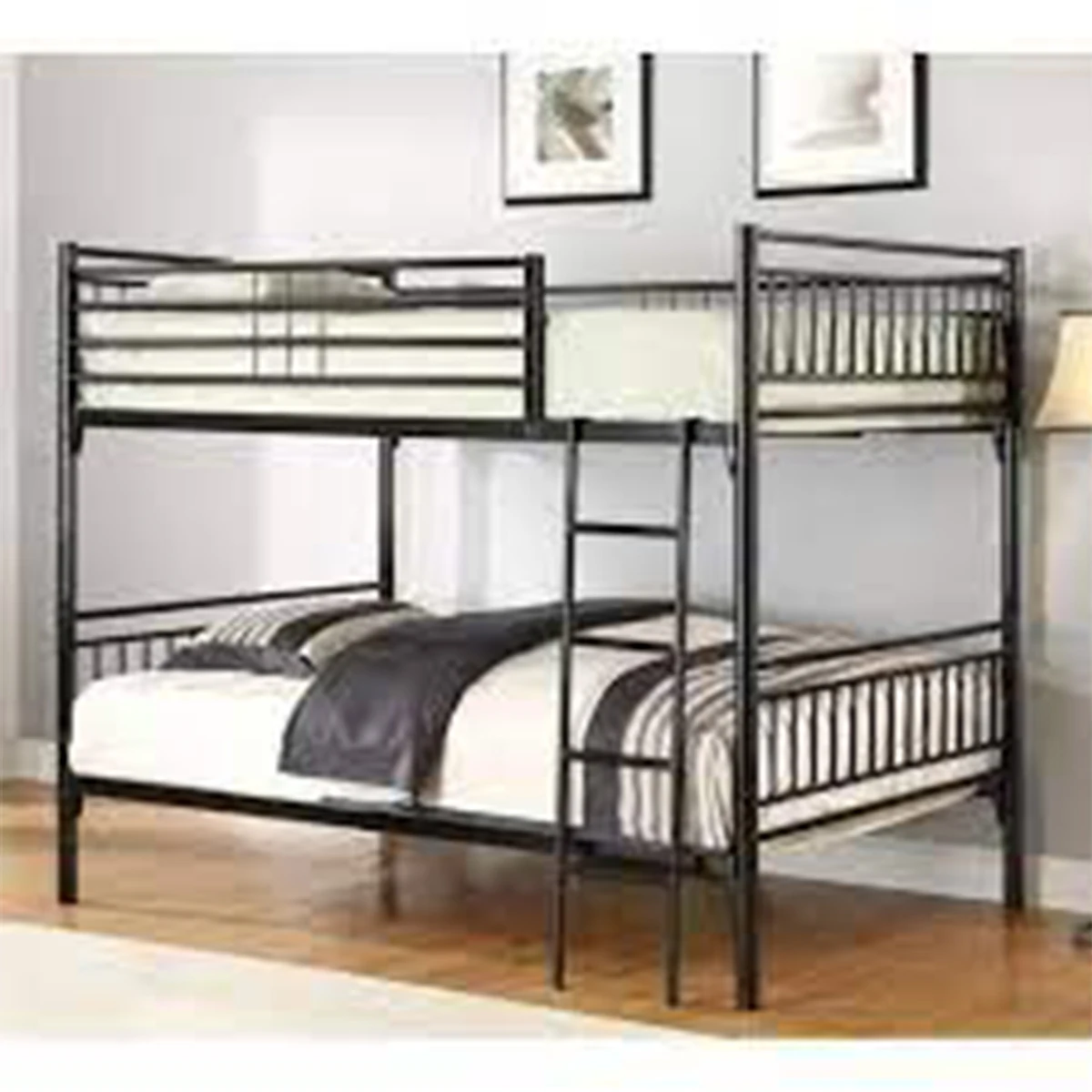 Sharing Desk with Bookshelf School Student 3 Tier Bunk Bed Metal Frame Bunk Beds Steel Bunk Bed Set