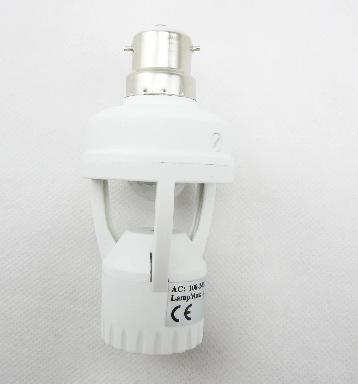 b22 infrared motion sensor bulb holder presence detection sensor PIR ceiling lamp holder