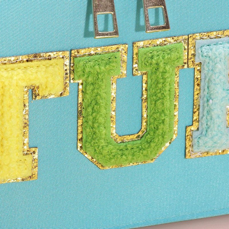 2024 Custom Fashion Logo Nylon Makeup Bags For Travel Women Cosmetic Cases