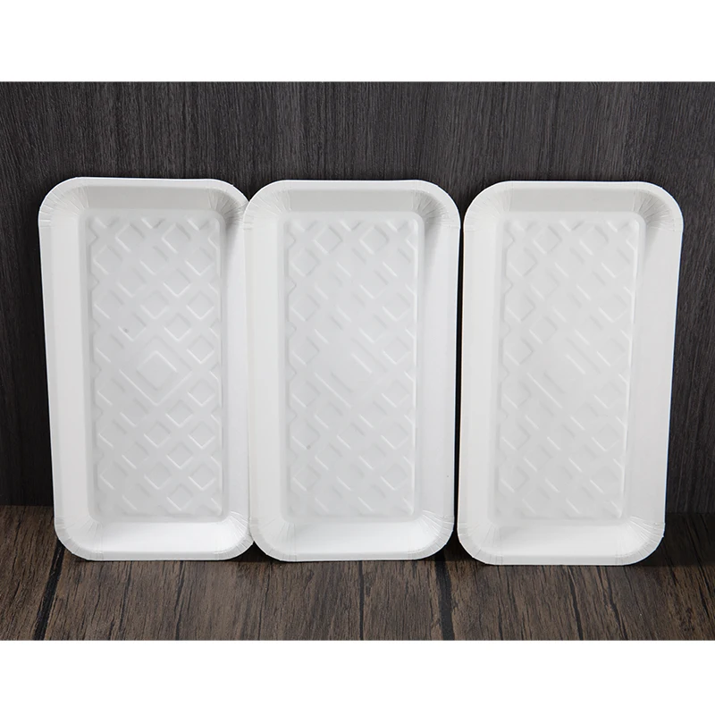 Wholesale White Dental Rectangle Disposable Paper Trays Japan Waterproof Embossing Printing Handling Reasonable Price Technology