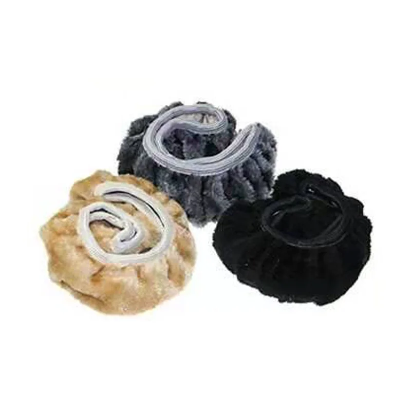 FX-M-105 супердешевый нескользящий эластичный чехол на руль автомобиля из искусственного плюша для зимы сохраняет тепло