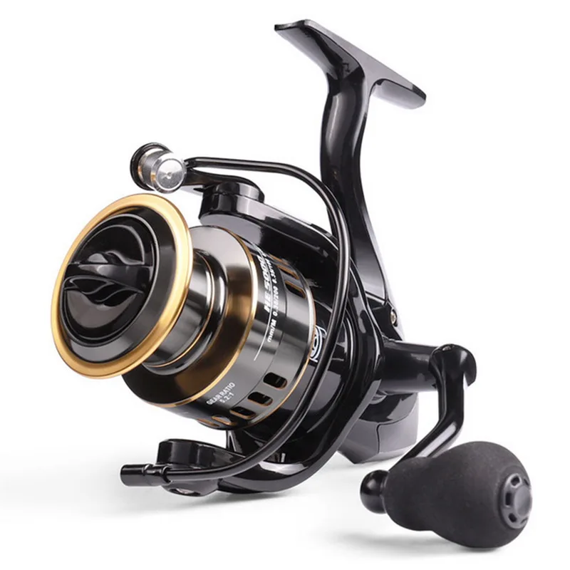 
Fishing HE1000-7000 Drag 10kg Fishing 5.2:1 High All-metal fishing reel Depth Counting Multiplier Body Cast Drum reel 