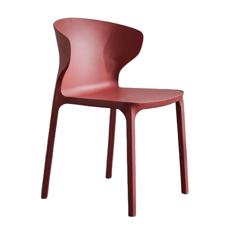 Полипропиленовые пластиковые современные стулья, пластиковый стул, современный удобный обычный пластиковый стул