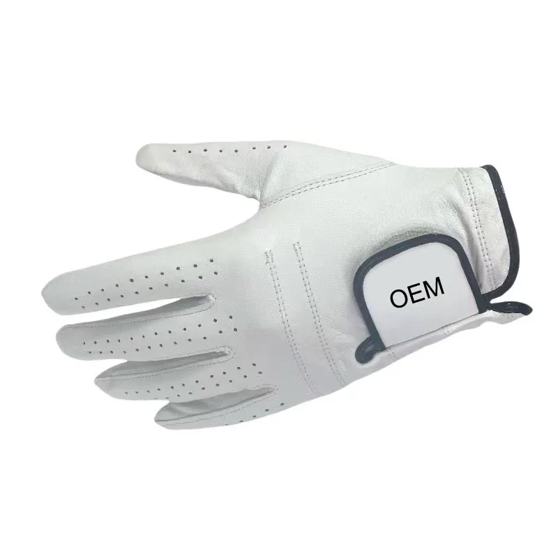 Promotion Wholesale Finest Sheepskin Cabretta Leather Man/Lady Malbon Golf Gloves Custom Logo OEM Malbon Other Golf Products