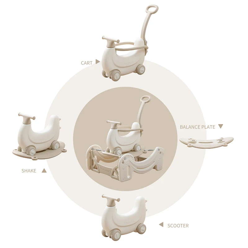 Banana rocking car baby rocking horse baby bouncing car children first birthday gift anti-fall rocking horse