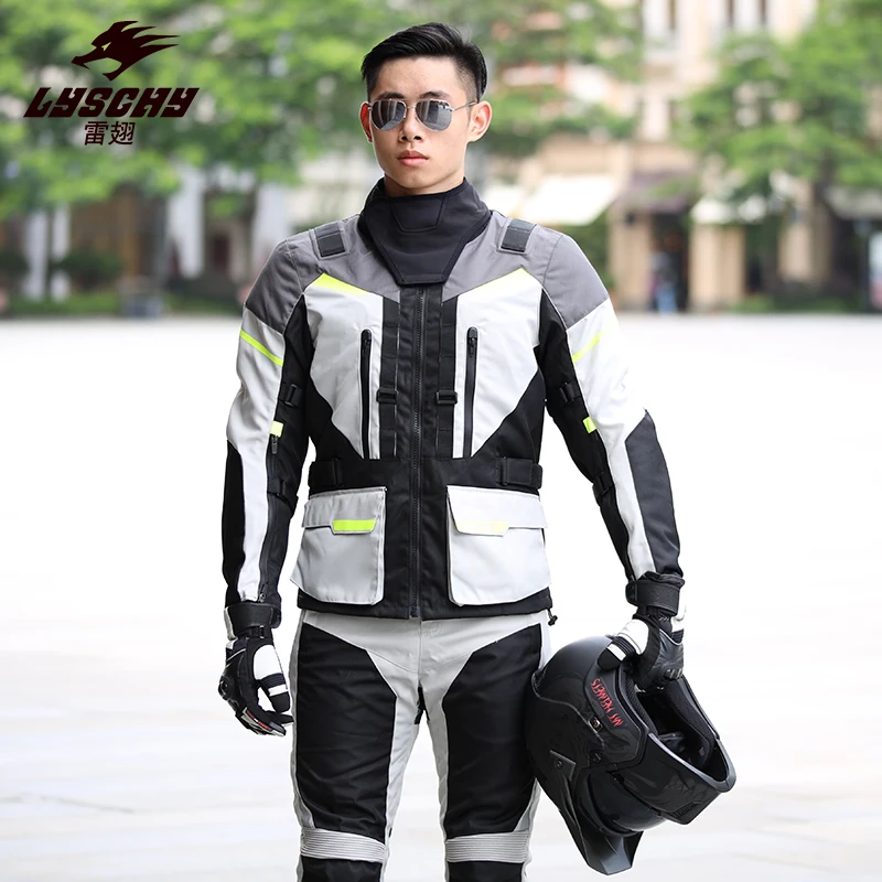 Winter Arrival Waterproof 3 in 1 Motorcycle Jacket Pants Clothing Suit Winter Keep Warm Motorbike Jacket S-5XL