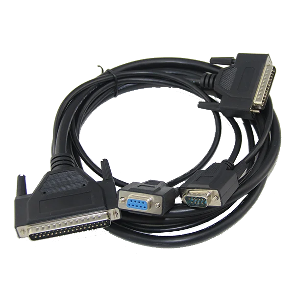 DB37 male to DB9 female DB25 male serial splitter cable
