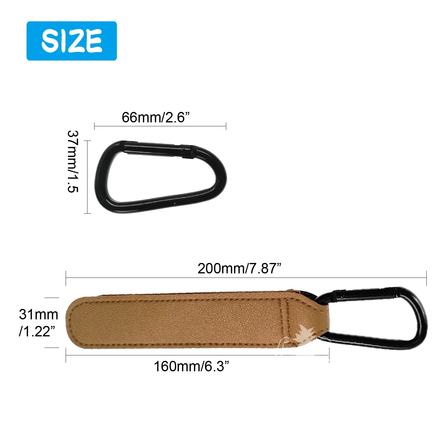 Baby Bag Stroller Hook Soft PU Leather Baby Car Bag Stroller Organizer Travel Accessories Baby Cart Hanger Hook