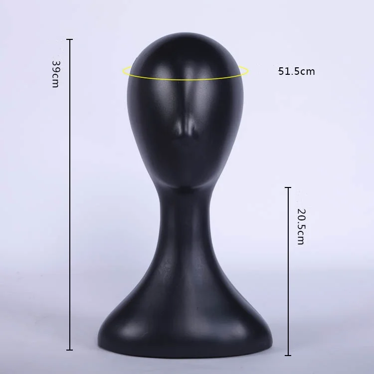 2024 Wholesale Cheap White Black Model Mannequin Female Cheap Plastic Hair Mannequin Head Stand for Wig Display