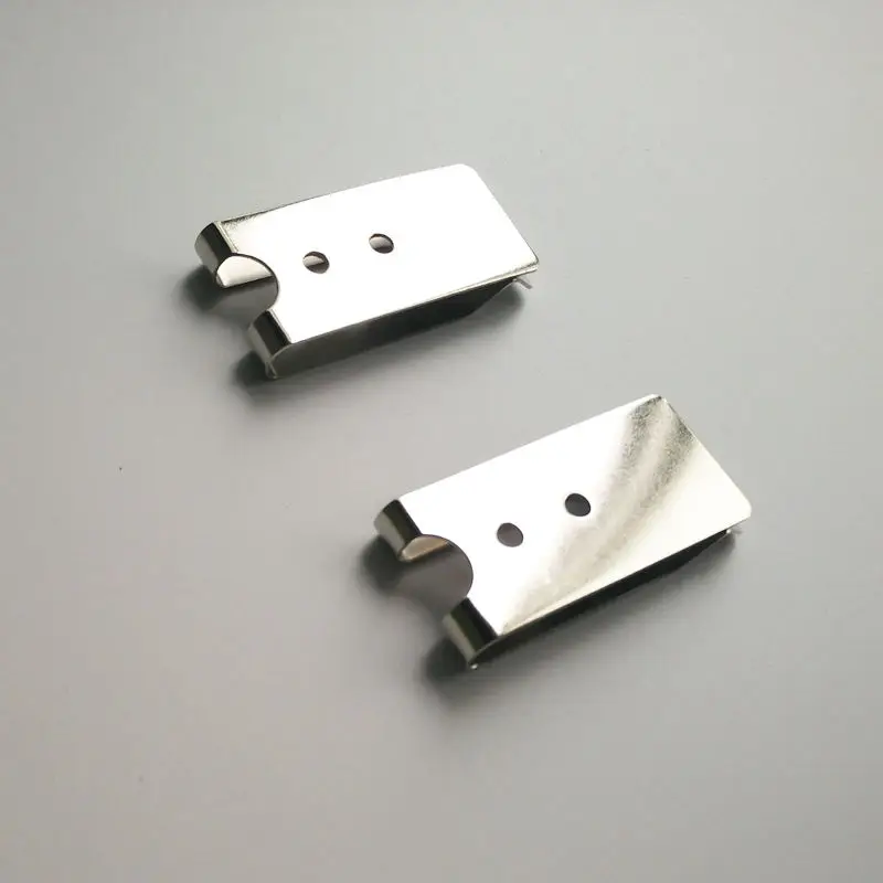 Fast Dispatch High Quality Factory Price Universal Metal Spring Steel Nickel Silver Color Holster Belt Clip