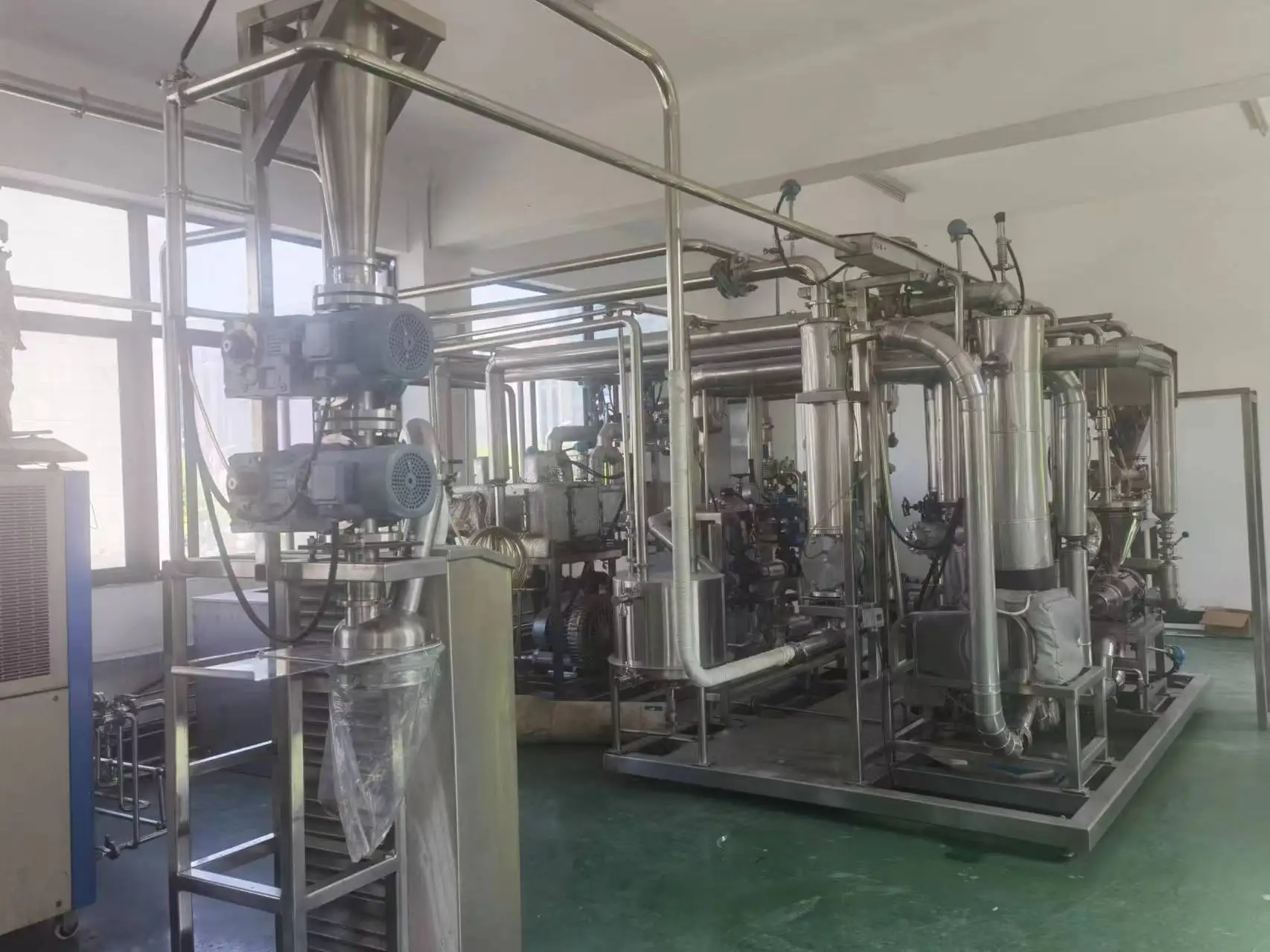 powder instantaneous sterilizer industrial short time sterilizing machine UHT instant Sterilizer for mushroom chili powder