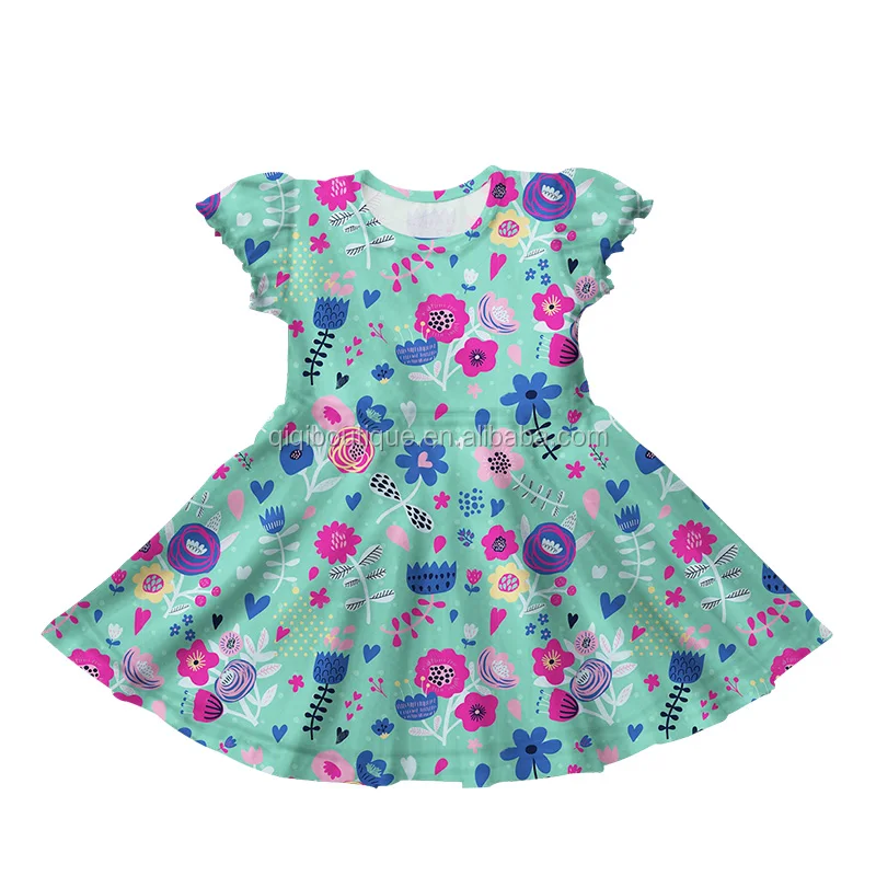 
Wholesale high quality children girl clothing 5 years old boutique kids clothes girl dress 
