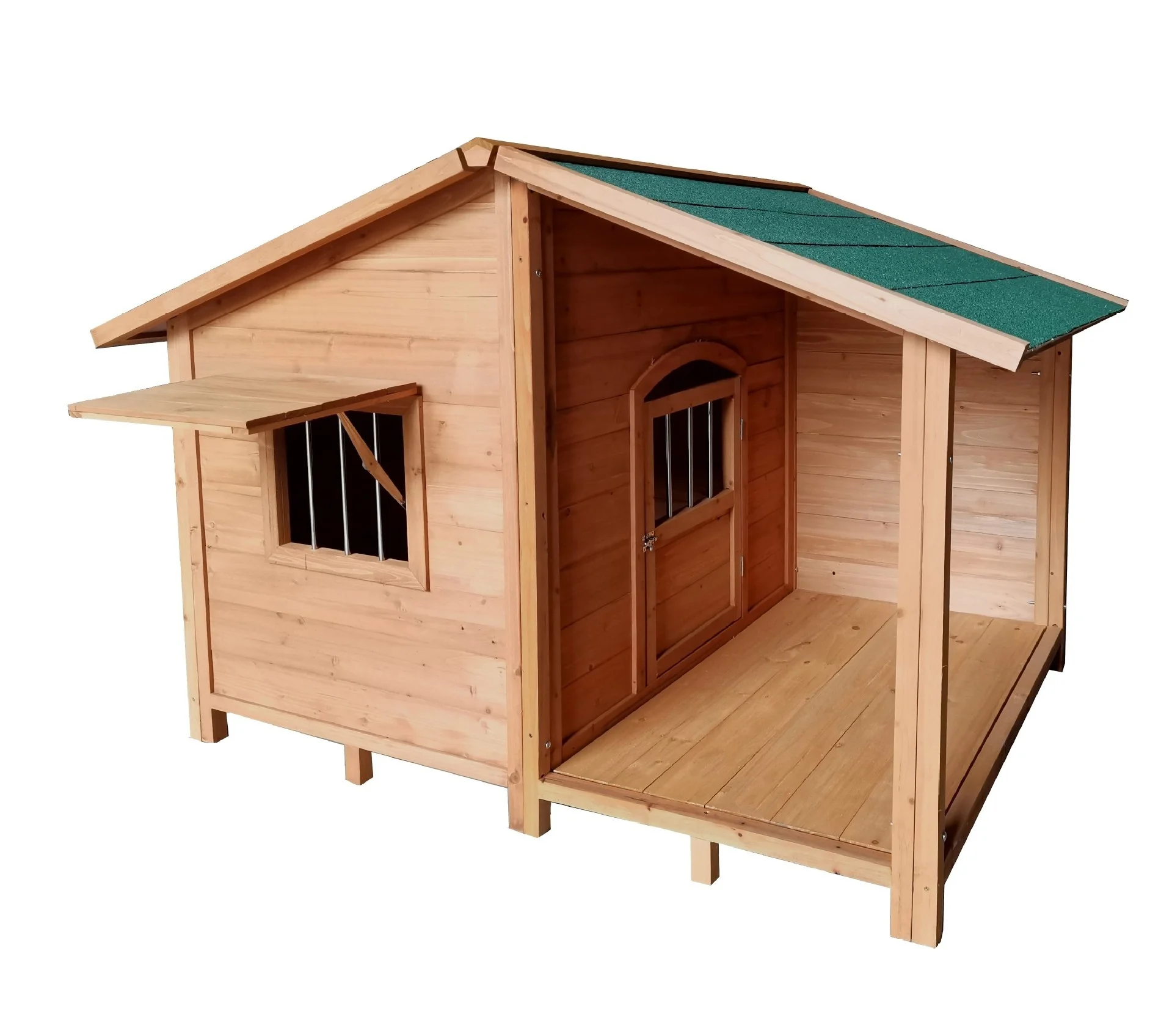 Wooden Dog House Outdoor Garden Puppy Shelter Animal Hut  Luxury Wood Large Dog Kennel Chinese Manufacture Weatherproof
