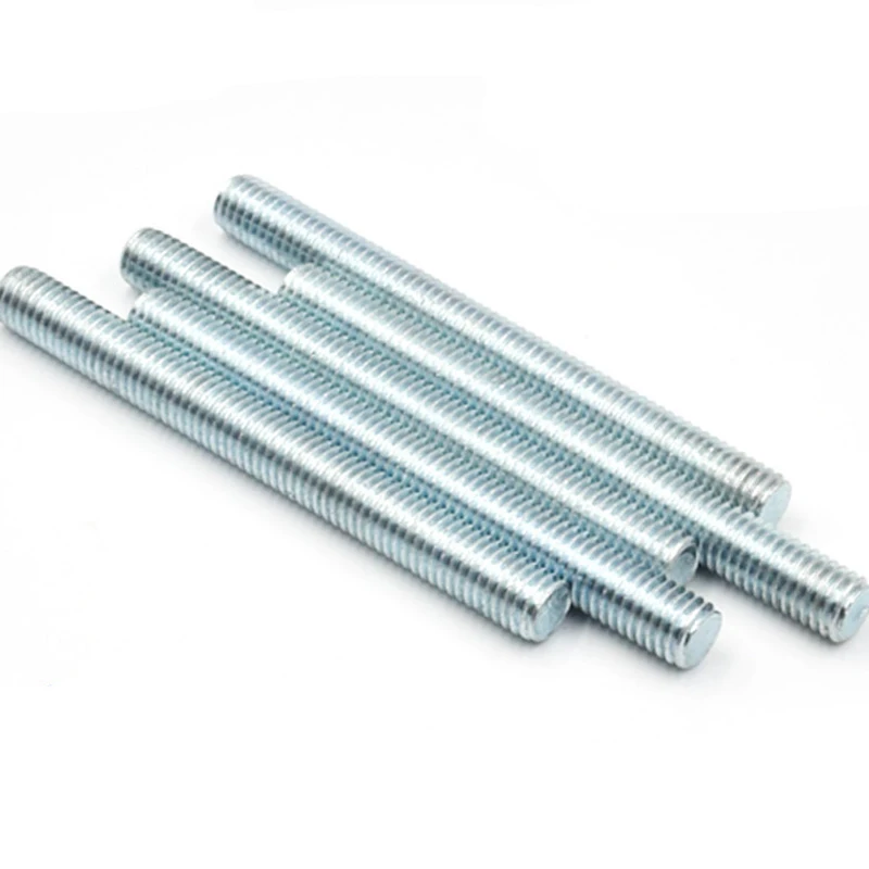 M6 M8 M10 M12 1000mm 3000mm metric  long rods High tensile hex stud bolts with low price