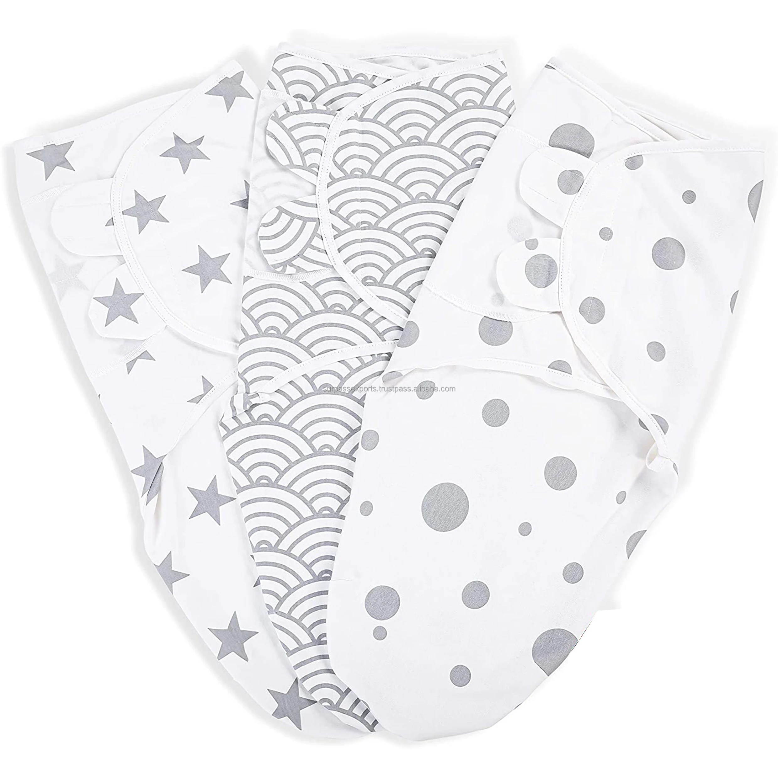 Wholesale Supply Cotton Baby Swaddle Wrap Available in Cotton Material from Indian Supplier and Manufacturer