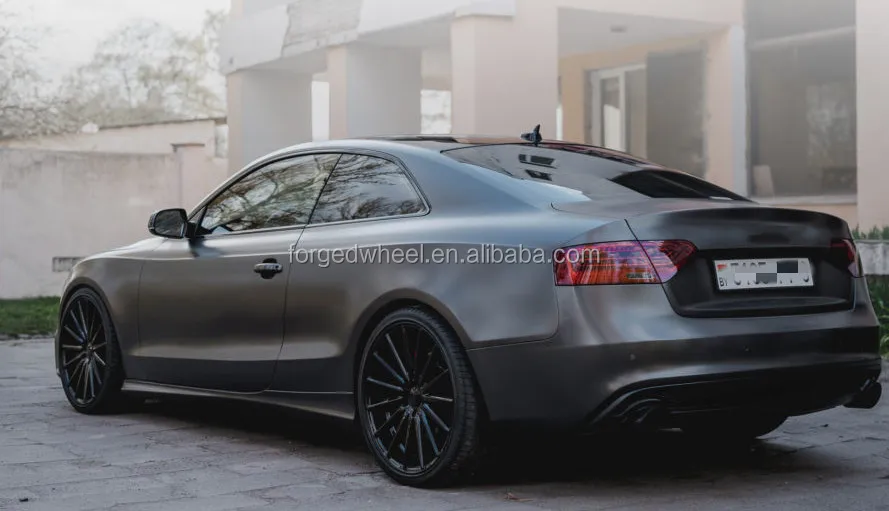 Pengzhen 19 21 21 22 inch  monoblock  gunmetal gray coated multi spoke rims passenger car rims 5x108 for  Lincoln