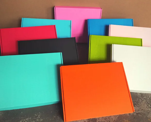 FORTE custom new arrival for simple elegant folding Corrugated Board CMYK Printed packaging paper mail boxes