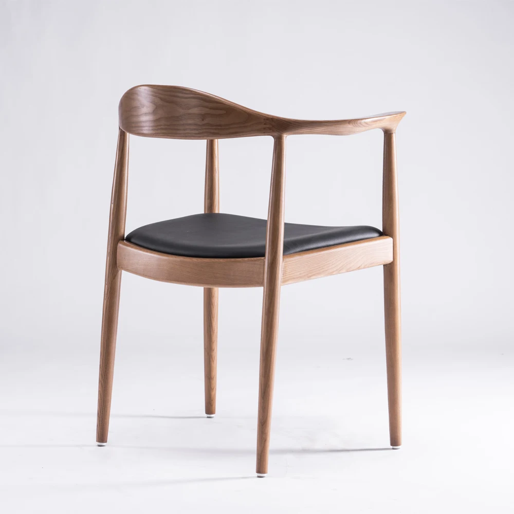
Nordic Furniture WoodenChair Armchair Traditional Kennedy Vintage king throne chair 