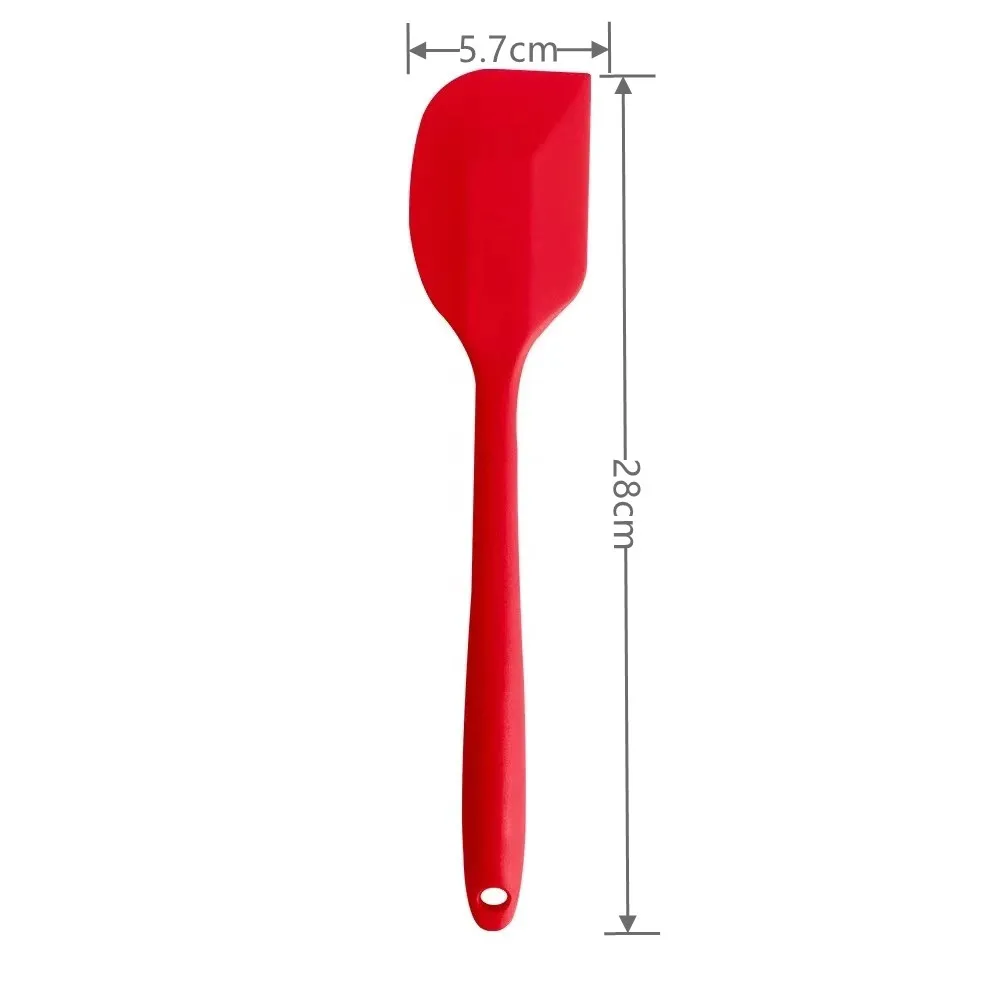 Набор силиконовых шпателей, резиновая термостойкая ложка и лопатка для выпечки, антипригарный силикон со стальным сердечником