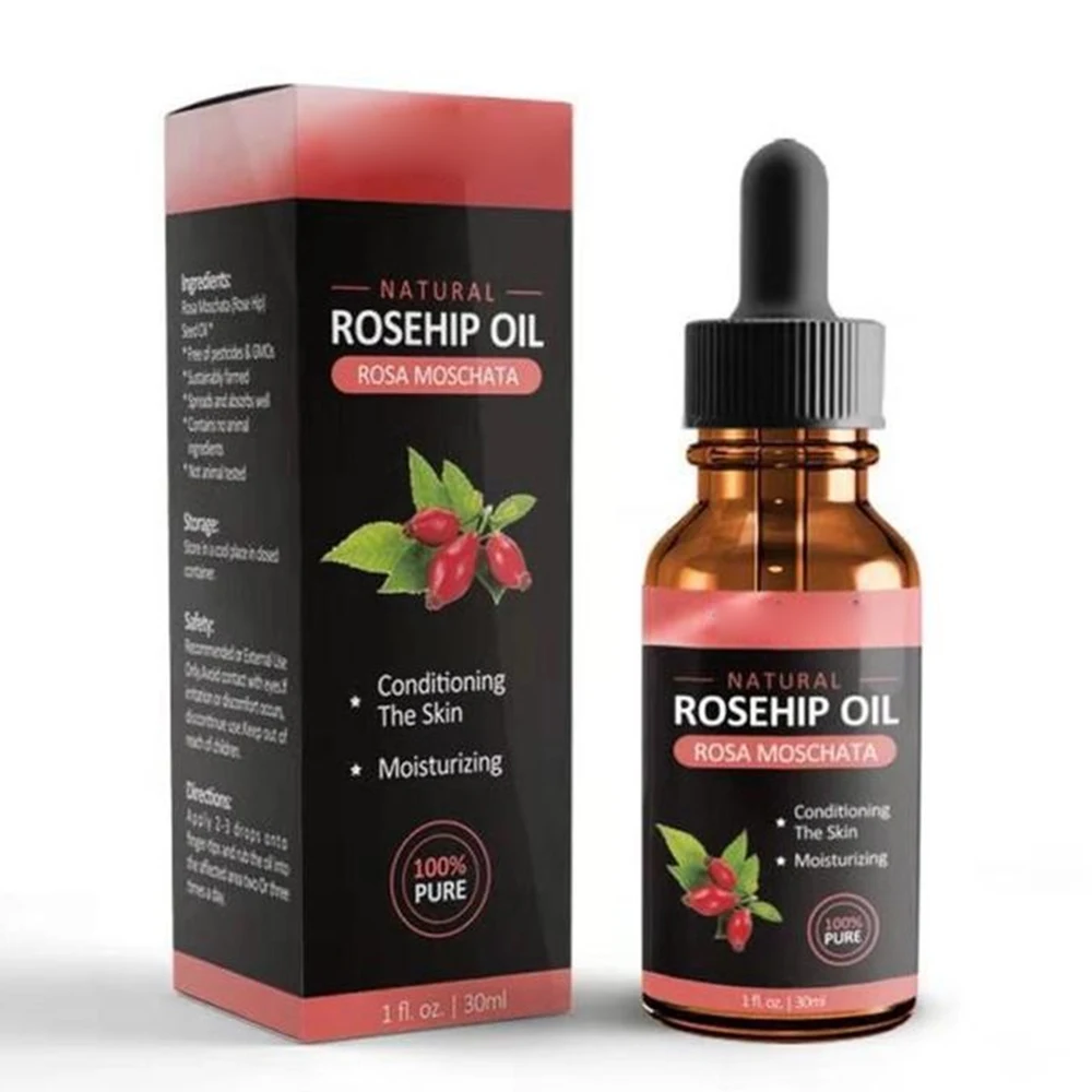 Customized Rosehip Oil Hydrating Moisturizing Facial Care Repairing Moisturizer rose hip seed Essence Oil