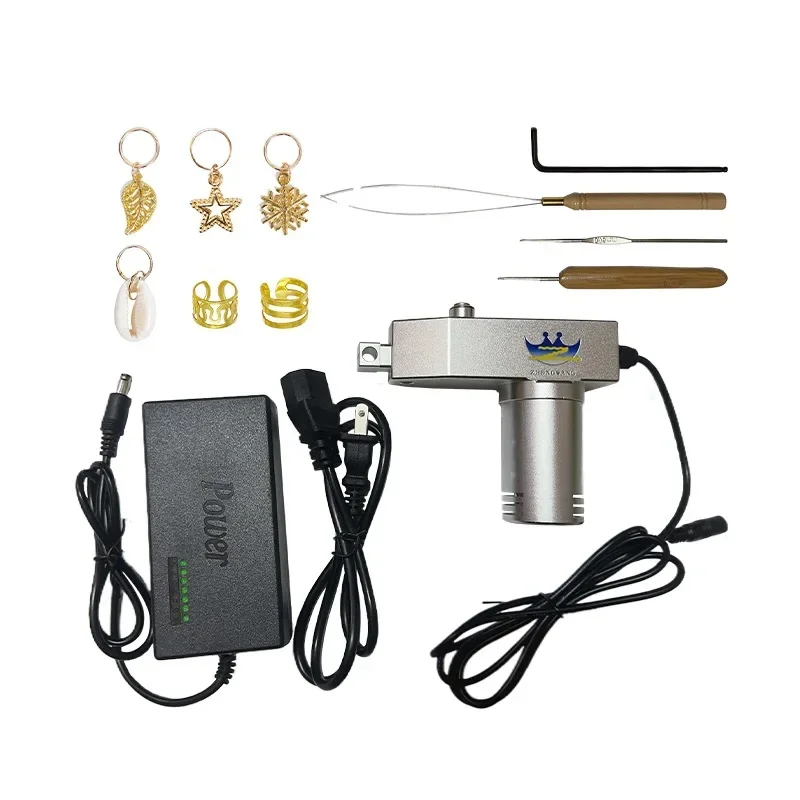 Stainless Steel Mini Handheld Dreadlocks Maker Machine Crochet Braiding Hair Making for DIY Dreadlock