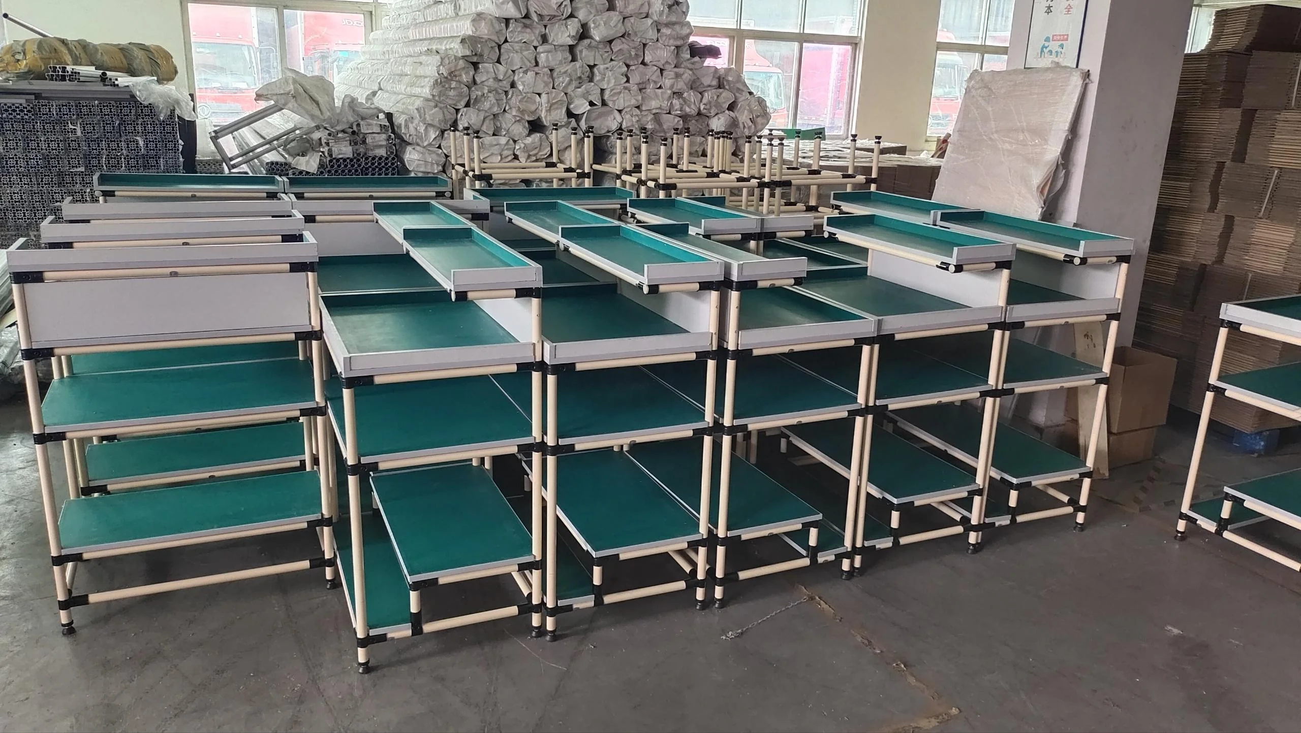 2024 Hot-selling  Black Metal Joint and Pipe Connector KJ-7A for OD 28mm Lean/Coated Pipe