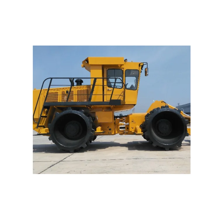 YL203 20ton nivo refuse compactor 4WD trash compacting machine 20-35ton remote control garbage landfill compactor or parts