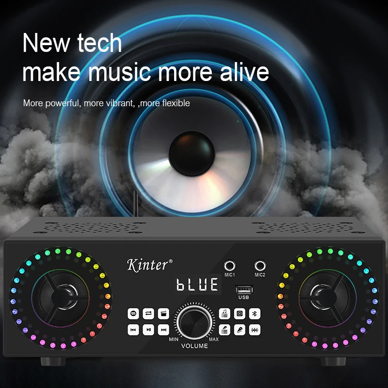 Kinter Stereo Digital Integrated Power Amp Circuit Switch Class D Brand Sound Equipment/amplifiers/speaker