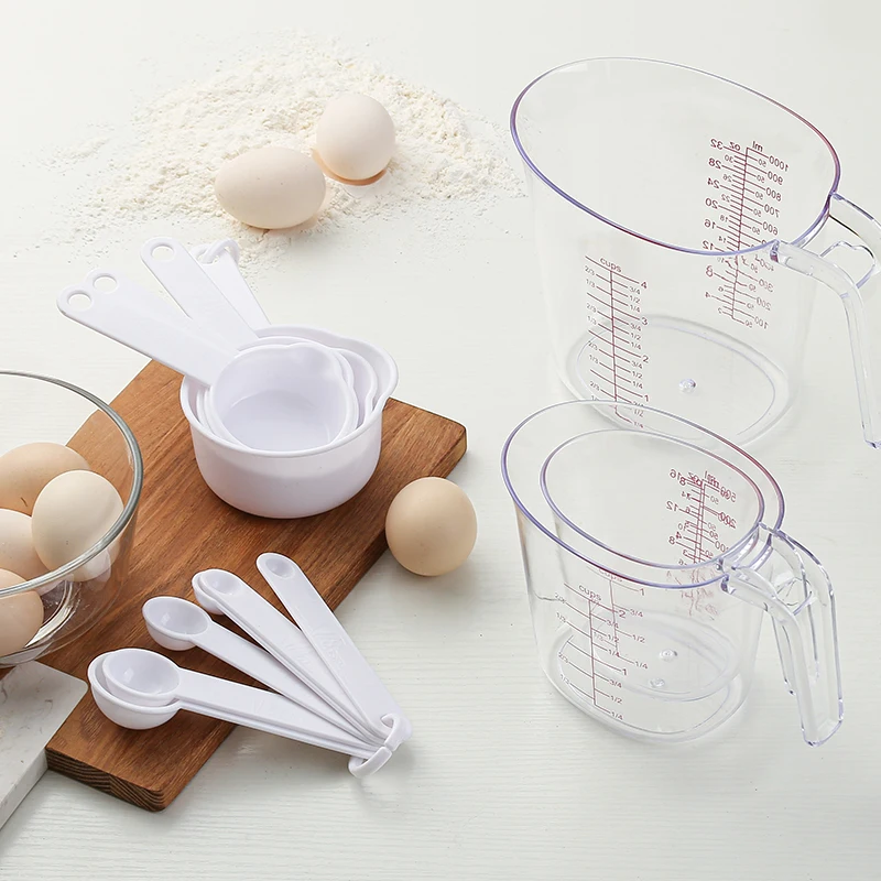 Wholesale Pastry Tools 13 piece  Plastic Measuring Cup And Spoon Set For Home And Kitchen