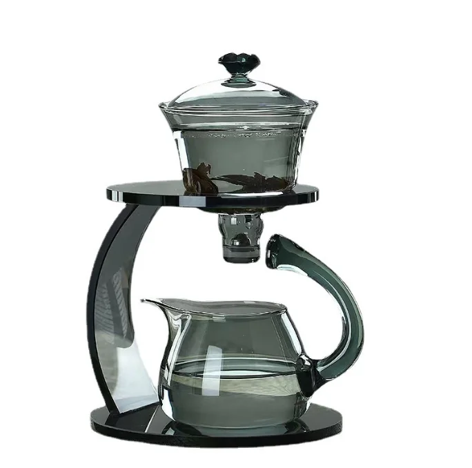 Heat-resistant Glass Teapot Deer Borosilicate Glass Teapots Set With Magnetic tea pots