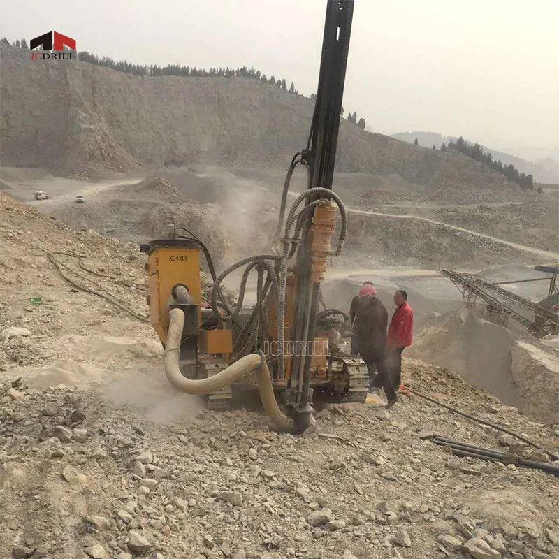 Integrated Automatic Drilling Rigs DTH Mining Rock Drill Rigs with High Pressure Screw Air Compressor