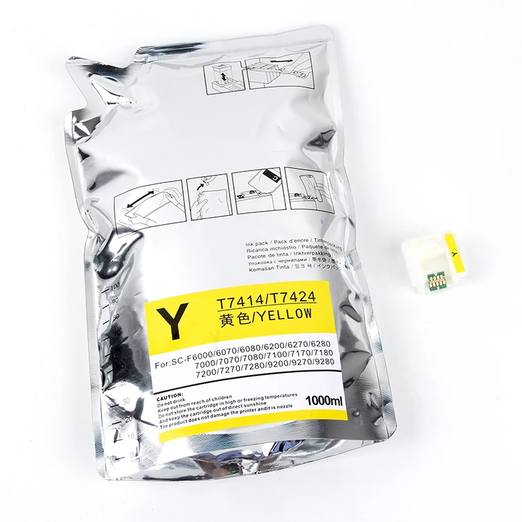 1Litre Heat Transfer Dye Sublimation Printing Ink For Epson F 7270 6270 9270 6000 6200 7000 7200 9200 Printer