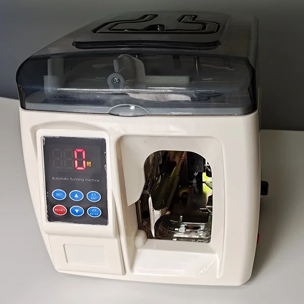 20 years brand Money Bill Binding Machine Paper Strap Money Machine Band heat sealing strapping machine currency note banding