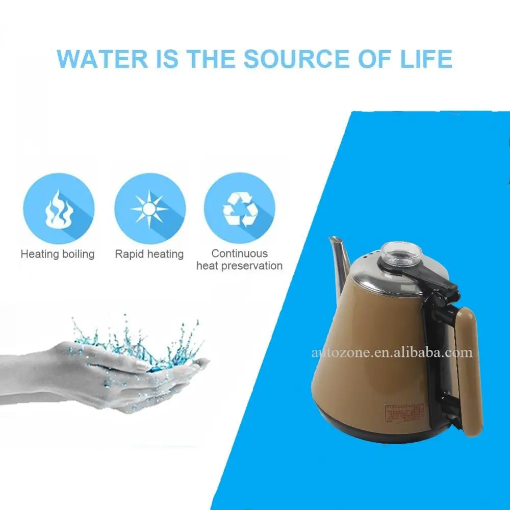 
Best Quality Car Water Kettle Outdoor Coffee and Tea Maker 24V/250W Electric Heated Car Warming Water Kettle Stainless Steel 