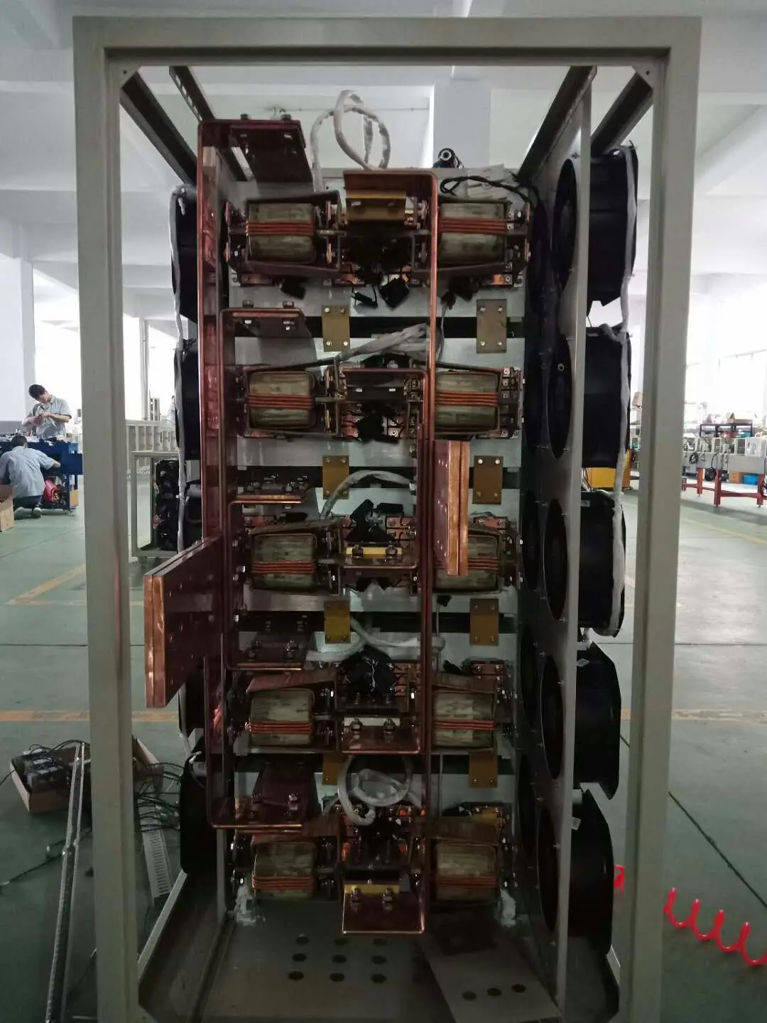 High frequency aluminum hard anodizing switching rectifier with HMI process control