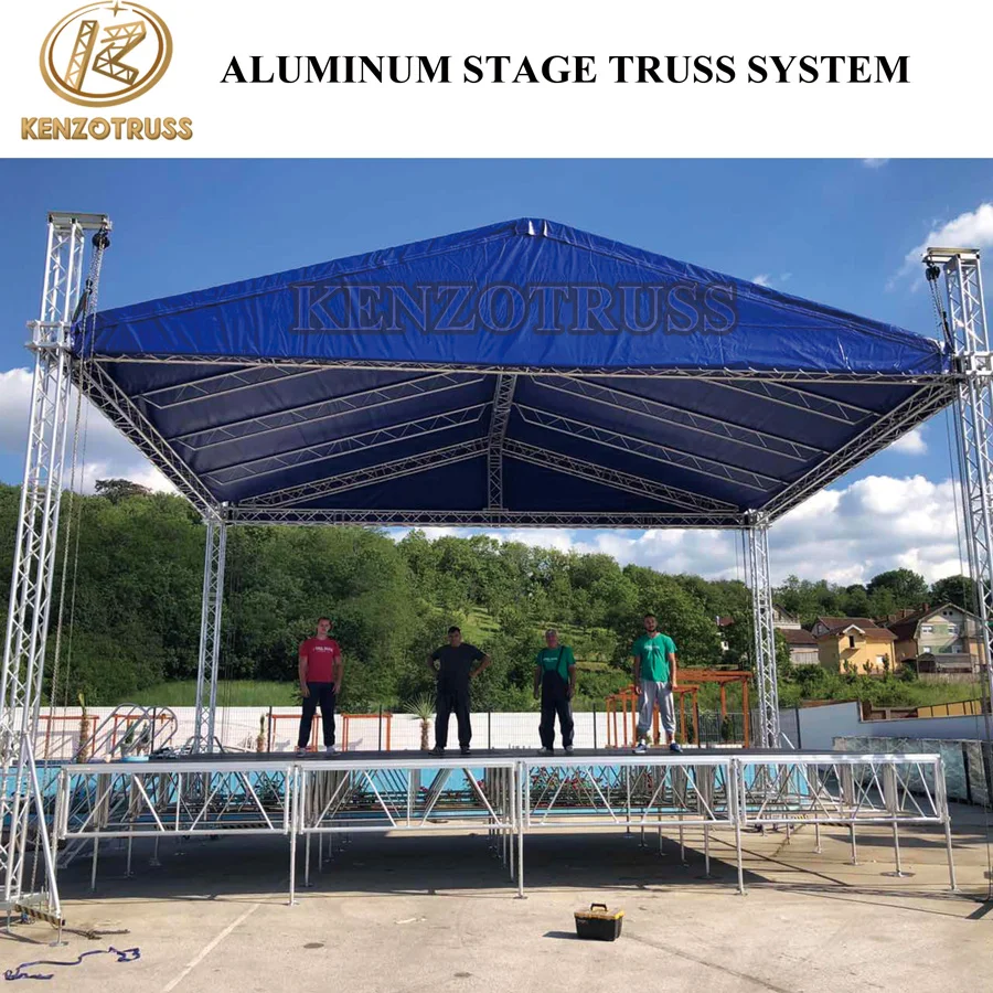 Aluminum-stage-truss