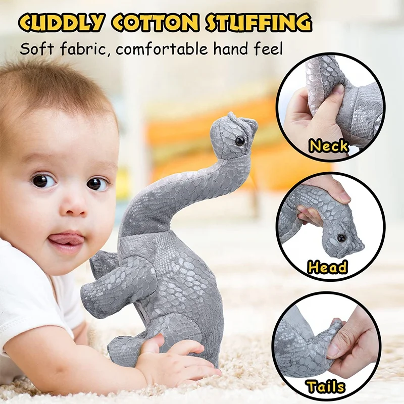 (Only for US customers) TOY Life Simulation RC Stuffed Animals Plush Dinosaur Toys Remote Control Dinosaur for Kids